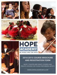 Hope Academy Course Brochure Cover 2014-2015