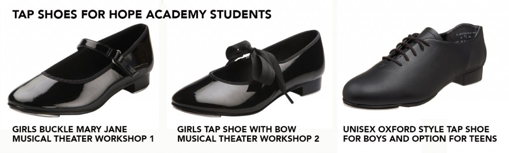 Tap shoes for MTW students
